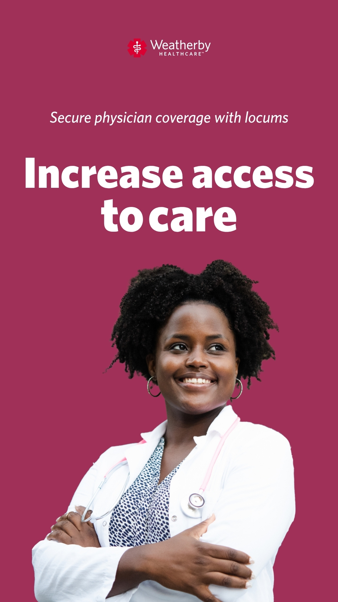 Weatherby Healthcare Facebook ad