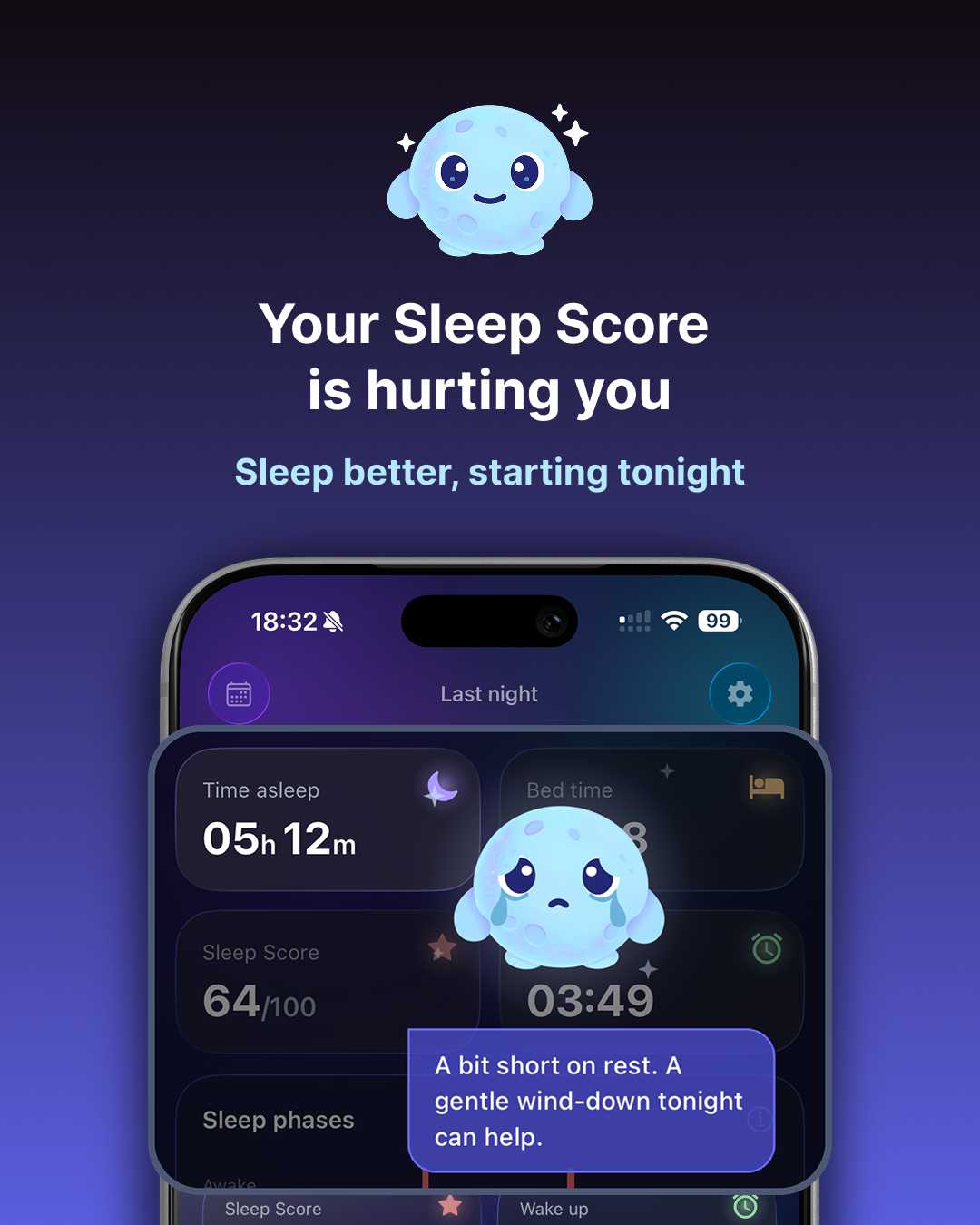 Luna Sleep Tracker Facebook ad from Jul 11, 2026