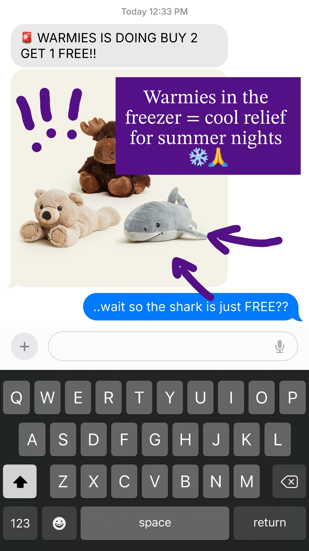 Warmies USA Facebook ad