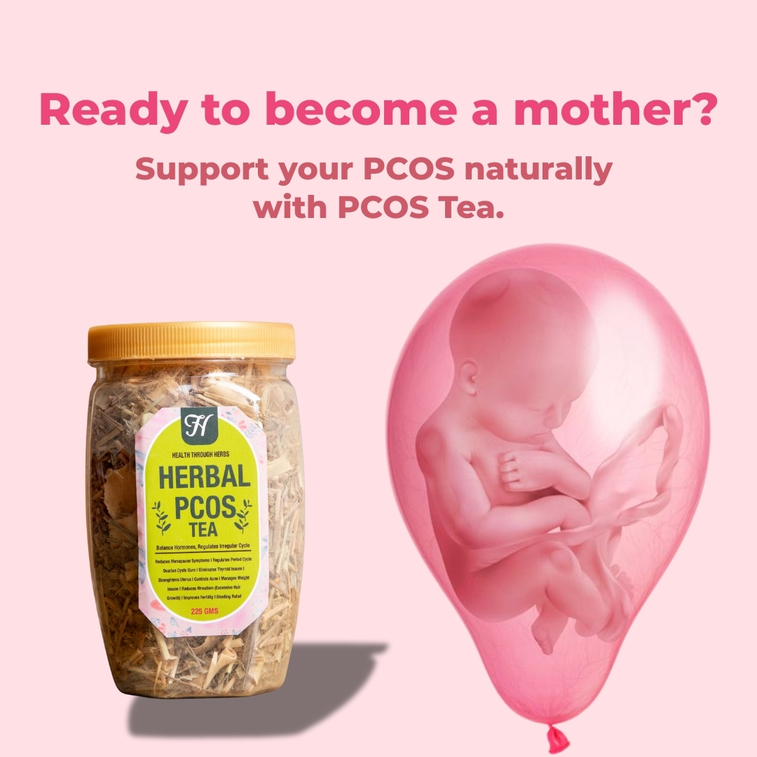 Healththroughherbs Facebook ad: PCOS Ke Liye Herbal Chai