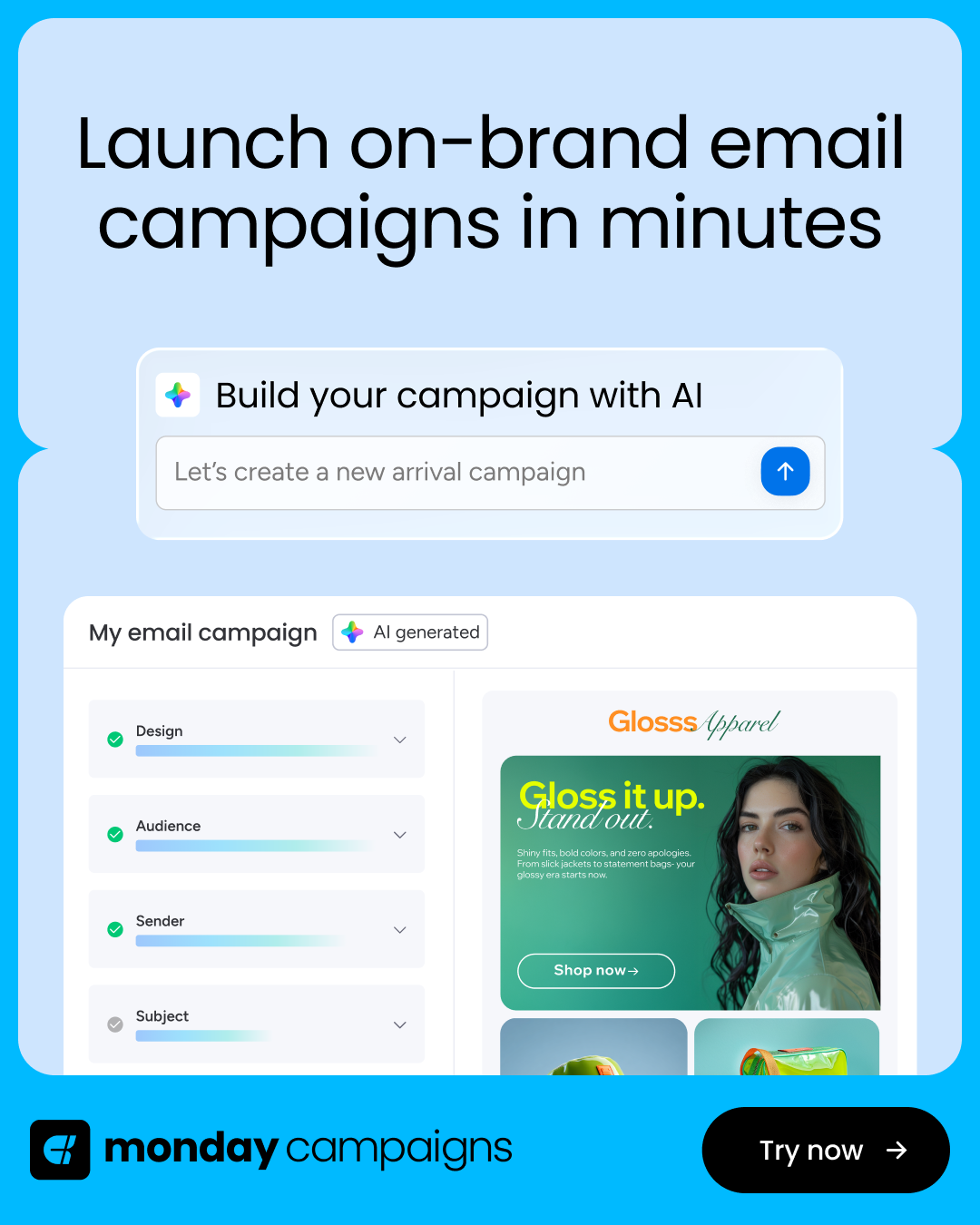 monday CRM Facebook ad