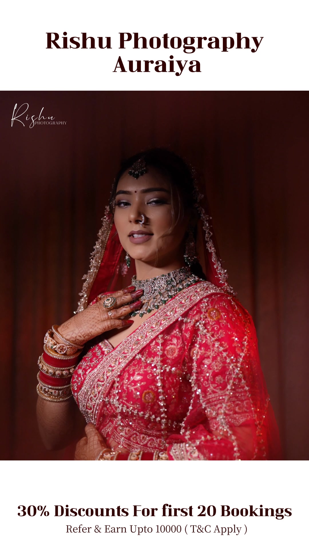 Rishu Photography Auraiya Facebook ad: If you want to capture your wedding photos…