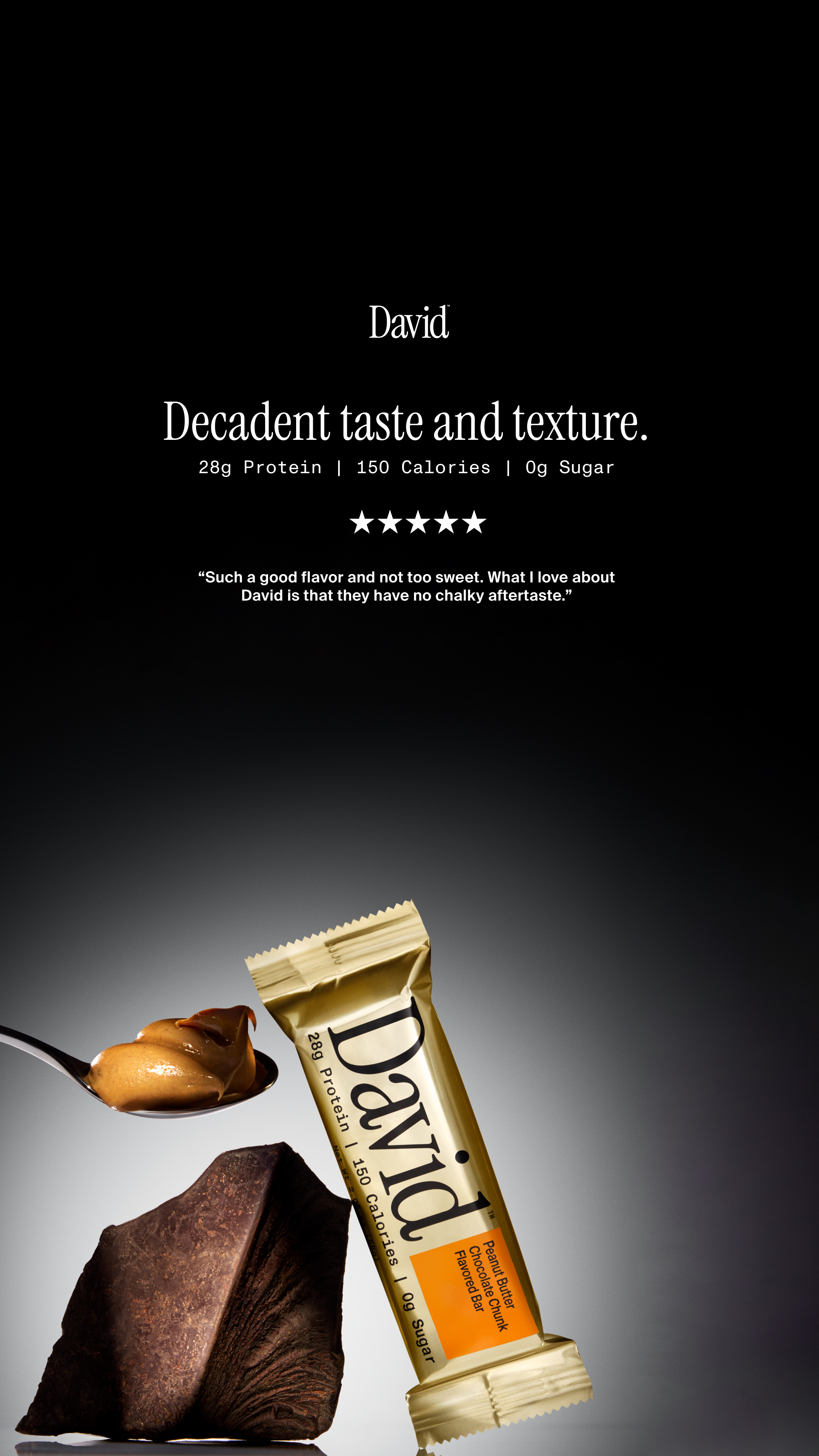 David Protein Facebook ad