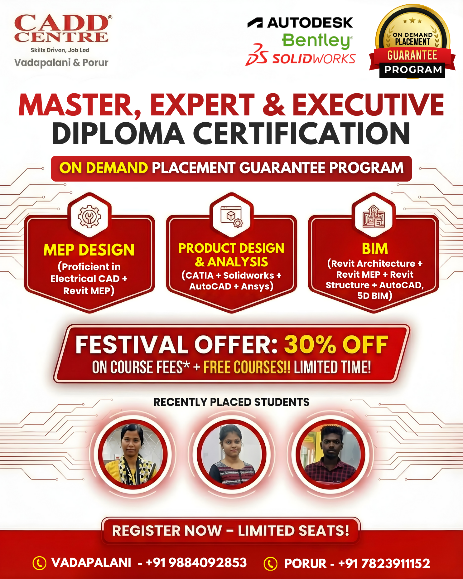 Cadd Centre-Porur & Vadapalani Facebook ad: Chat with us