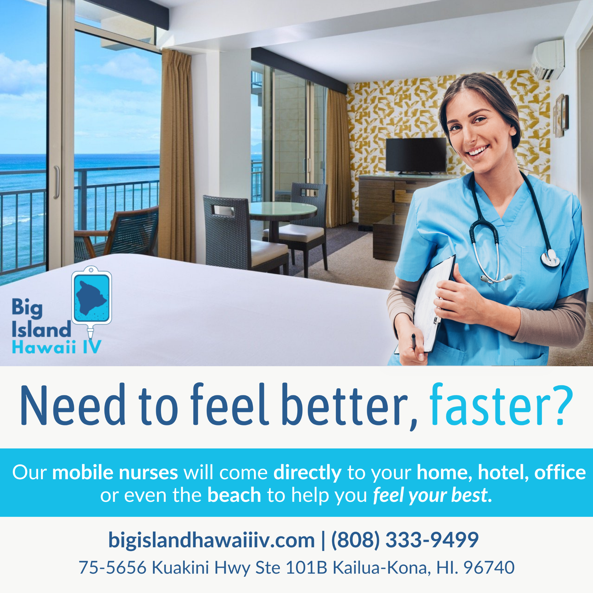 Kona Coast City Lifestyle Facebook ad: Big Island Hawaii IV is the only mobile…