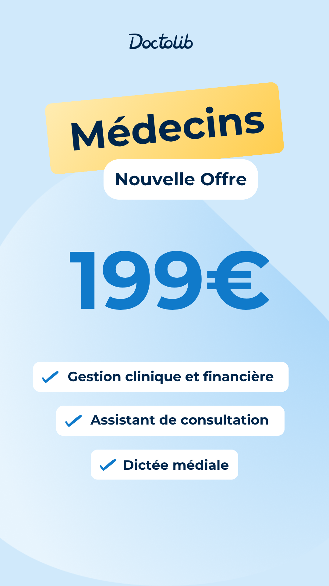Doctolib Pro Facebook ad