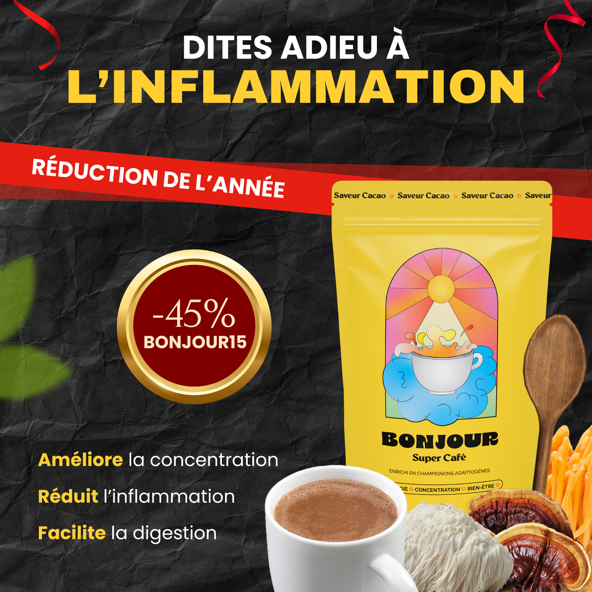 Bonjour Facebook ad