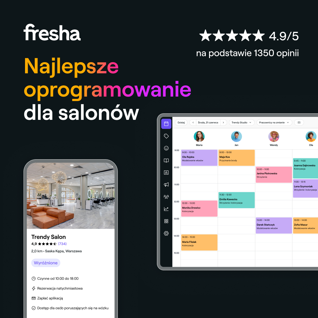 Fresha Facebook ad