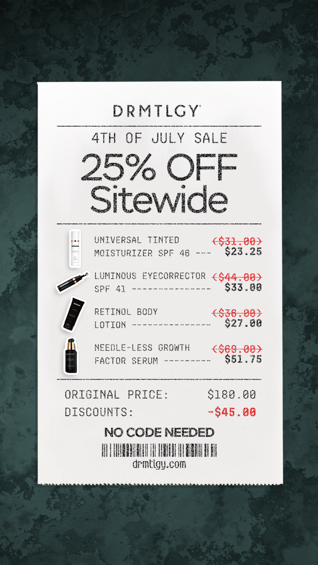 DRMTLGY Facebook ad