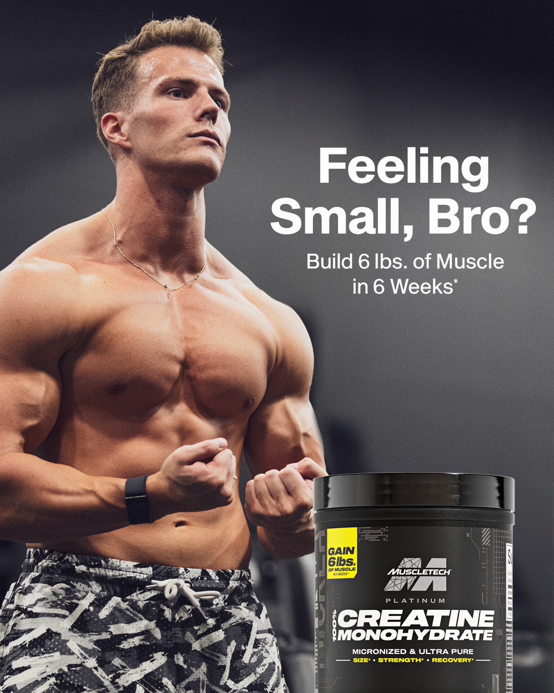 MuscleTech Facebook ad