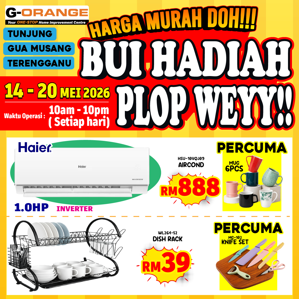 G-Orange Mall Facebook ad: HARGA MURAH DOHH!