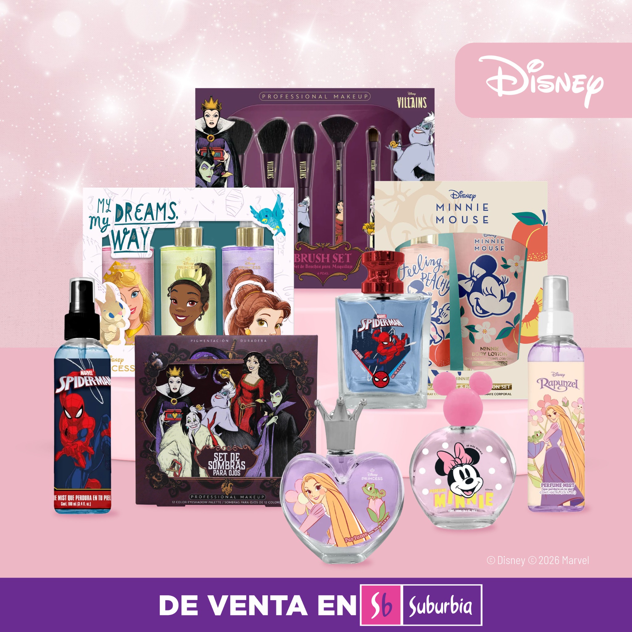 Republic Cosmetics México Facebook ad: ¡La magia de Disney está en Suburbia!