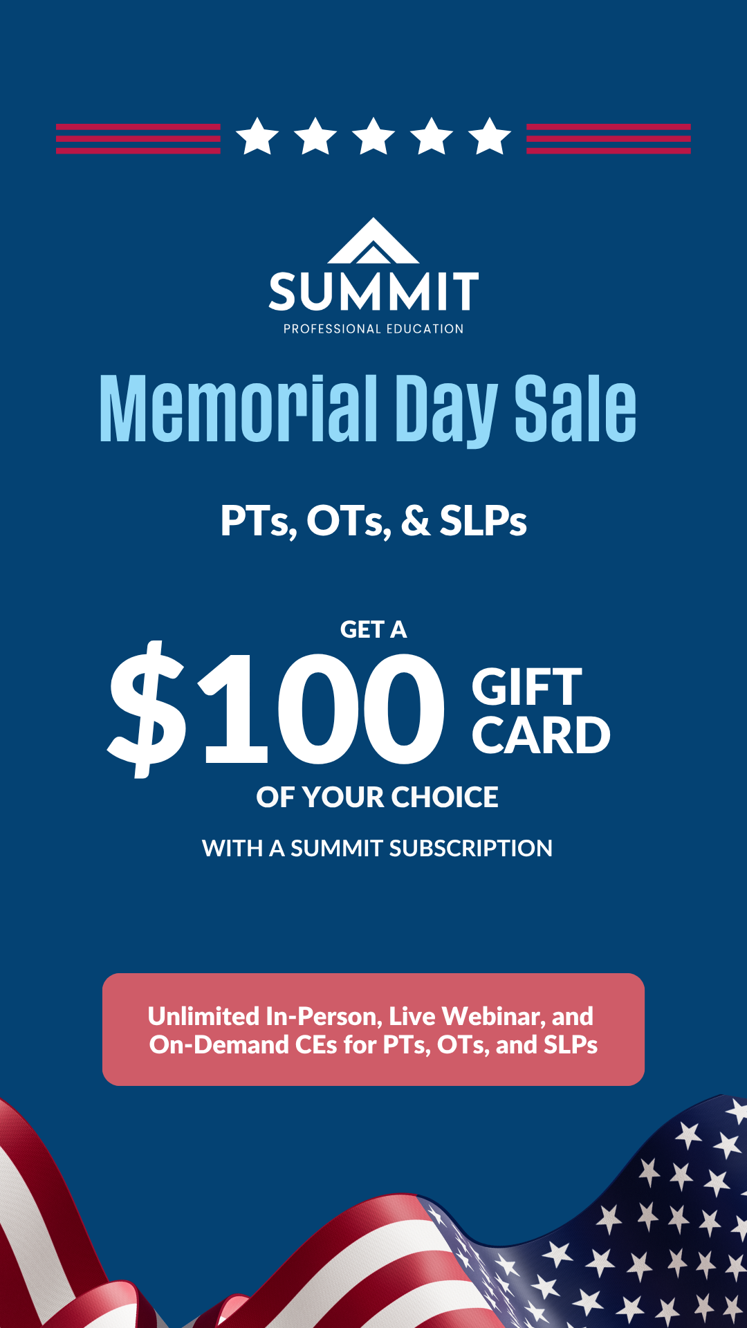 Summit Professional Education Facebook ad