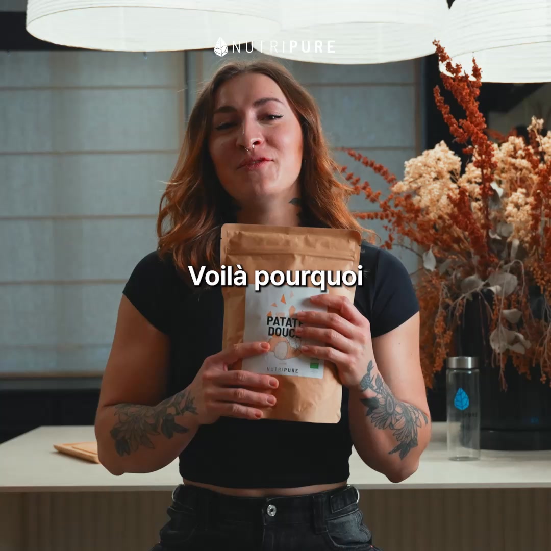 Nutripure Facebook ad: Farine de patate douce