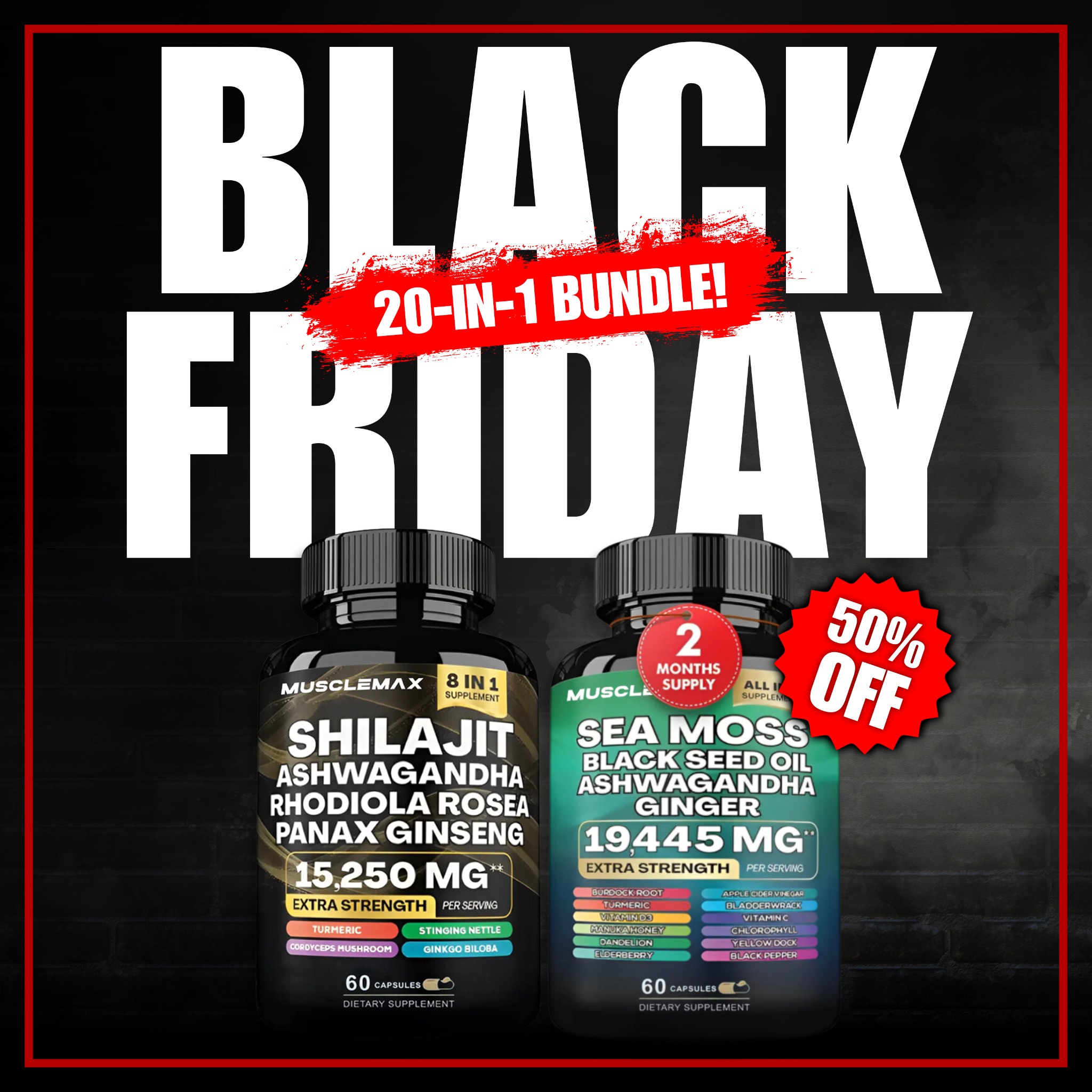 MuscleMax Nutrition Facebook ad