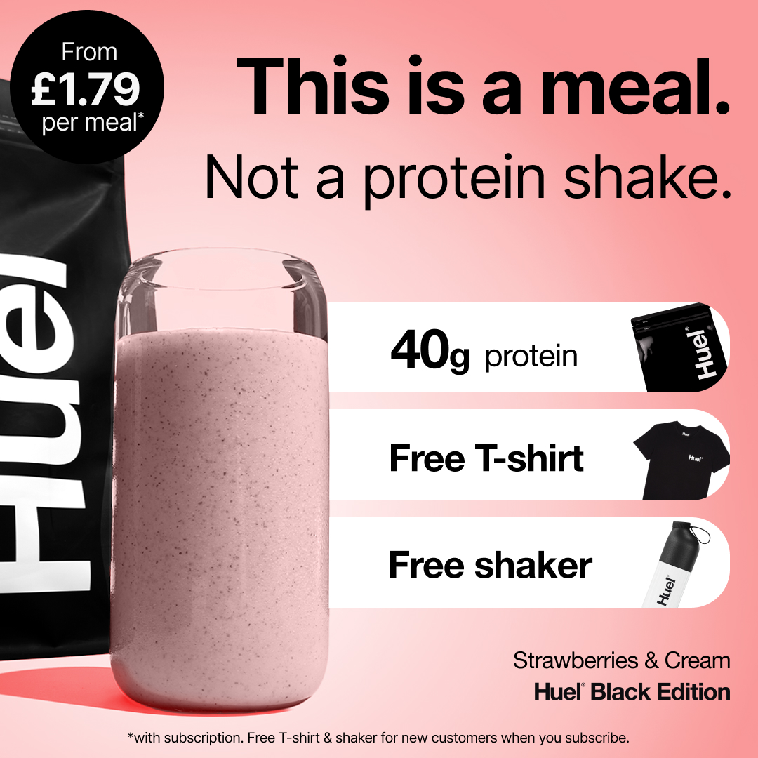 Huel Facebook ad