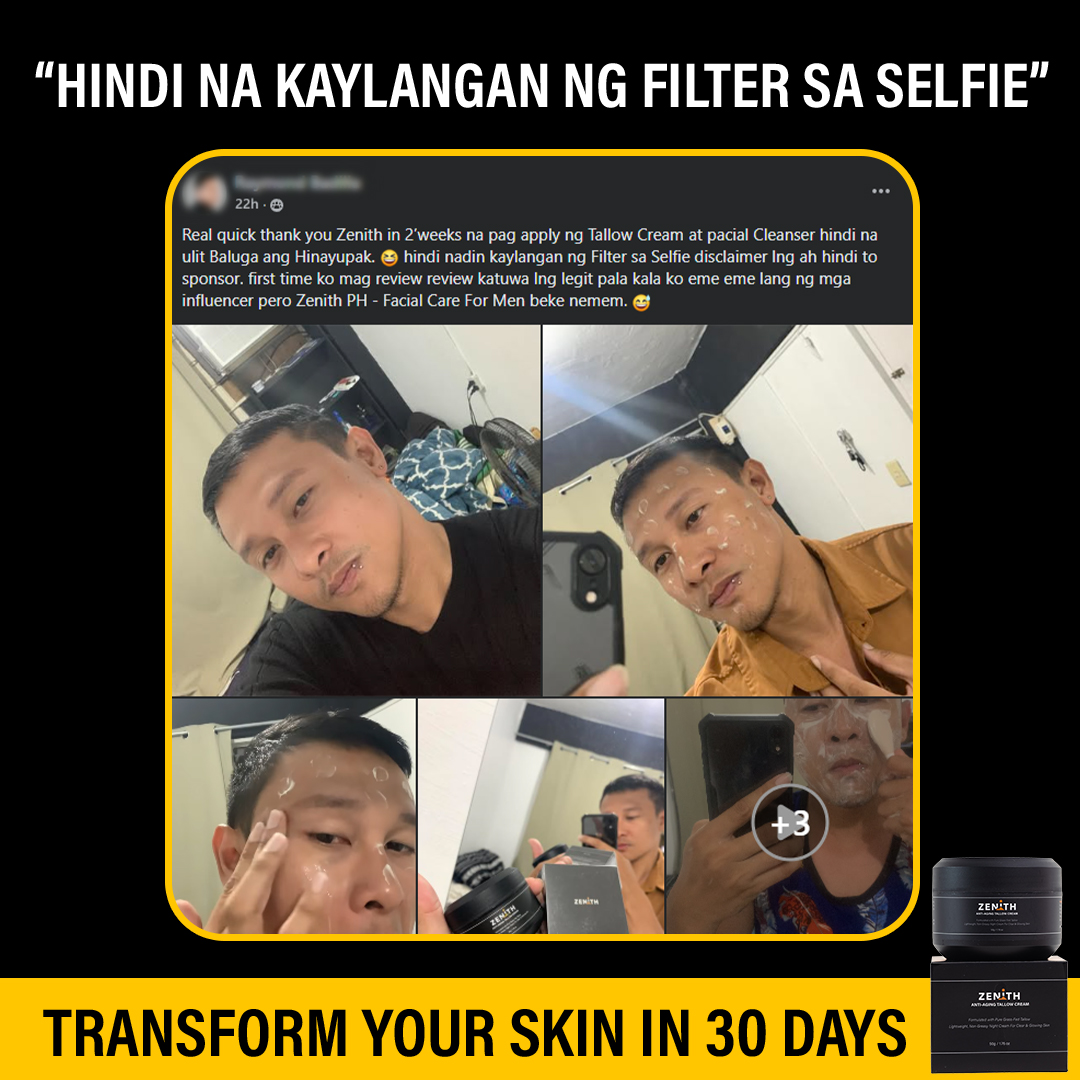 Zenith PH - Facial Care For Men Facebook ad