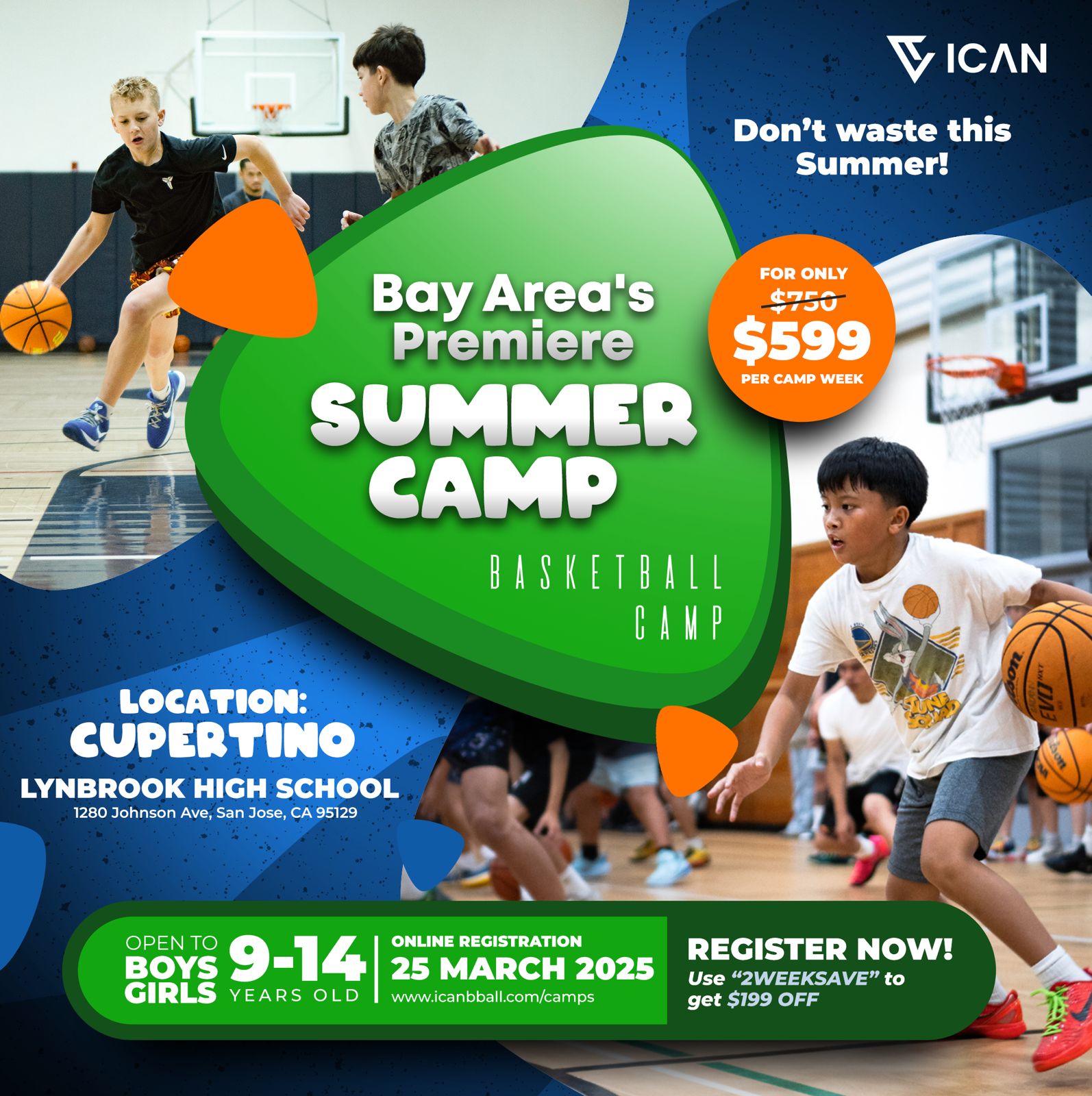ICAN Basketball Academy Facebook ad