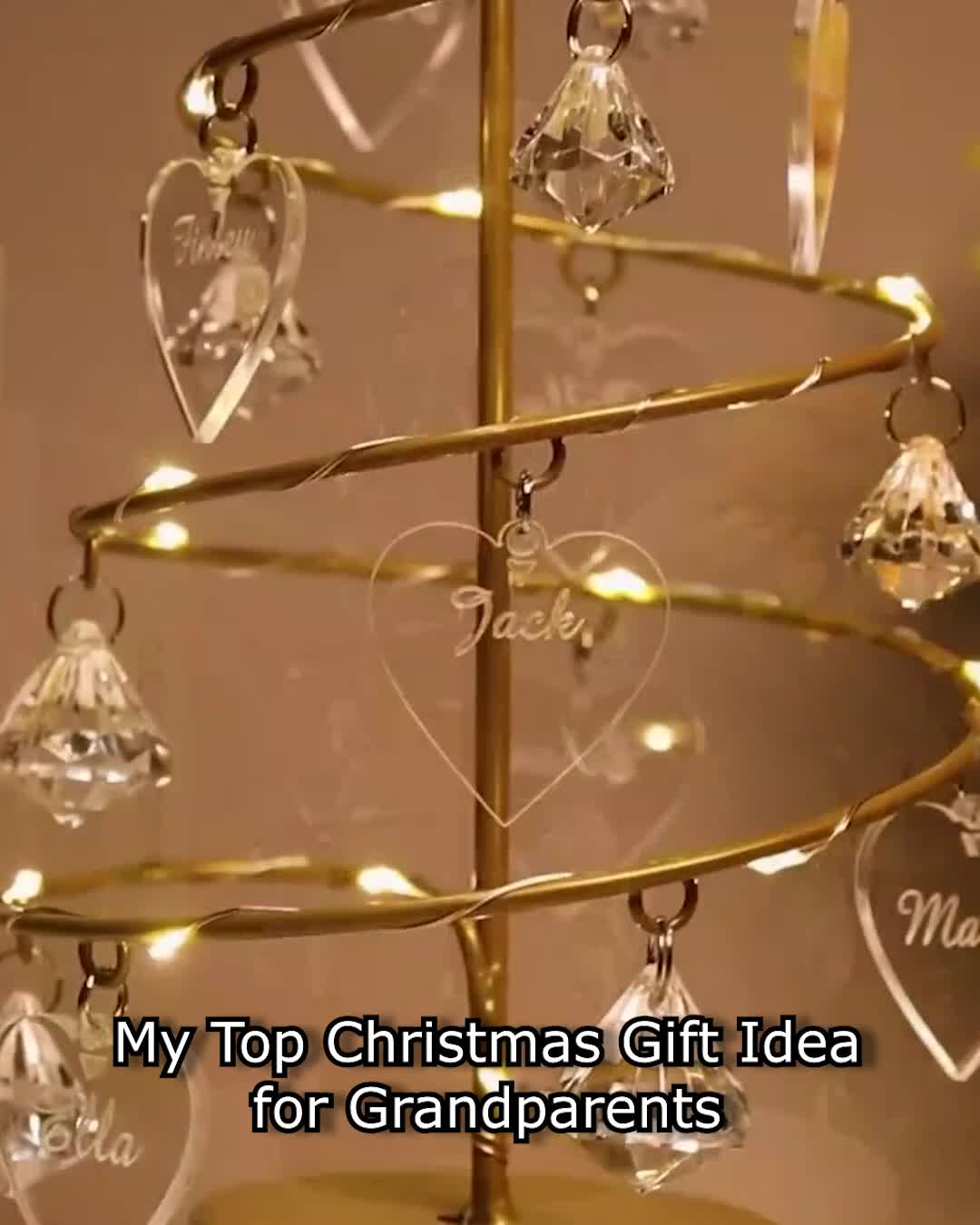 Ristal Facebook ad: Personalized Christmas Tree Light