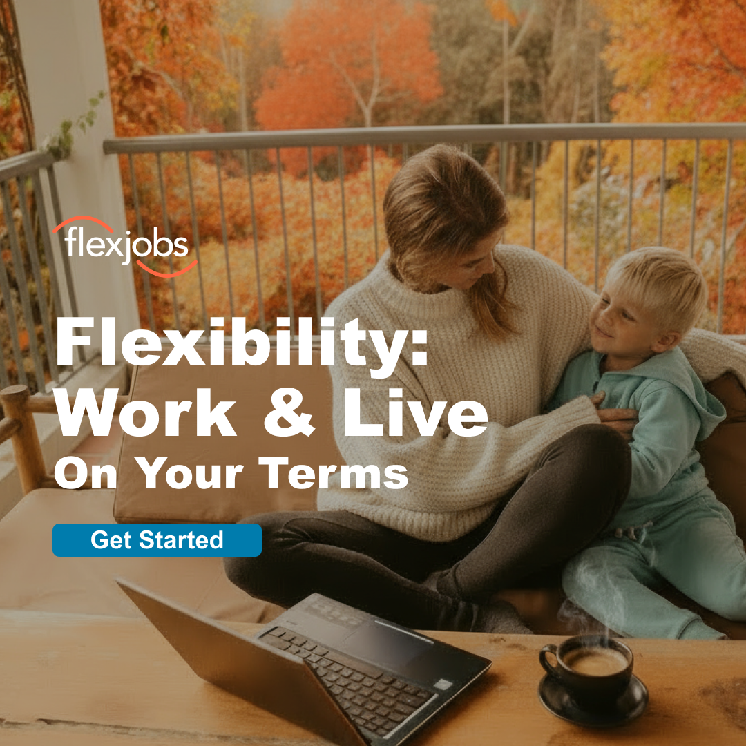 FlexJobs Facebook ad