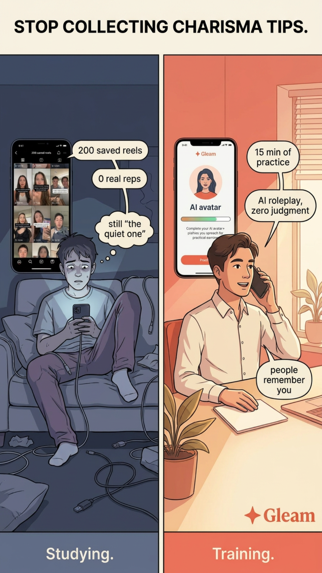 Gleam App Facebook ad