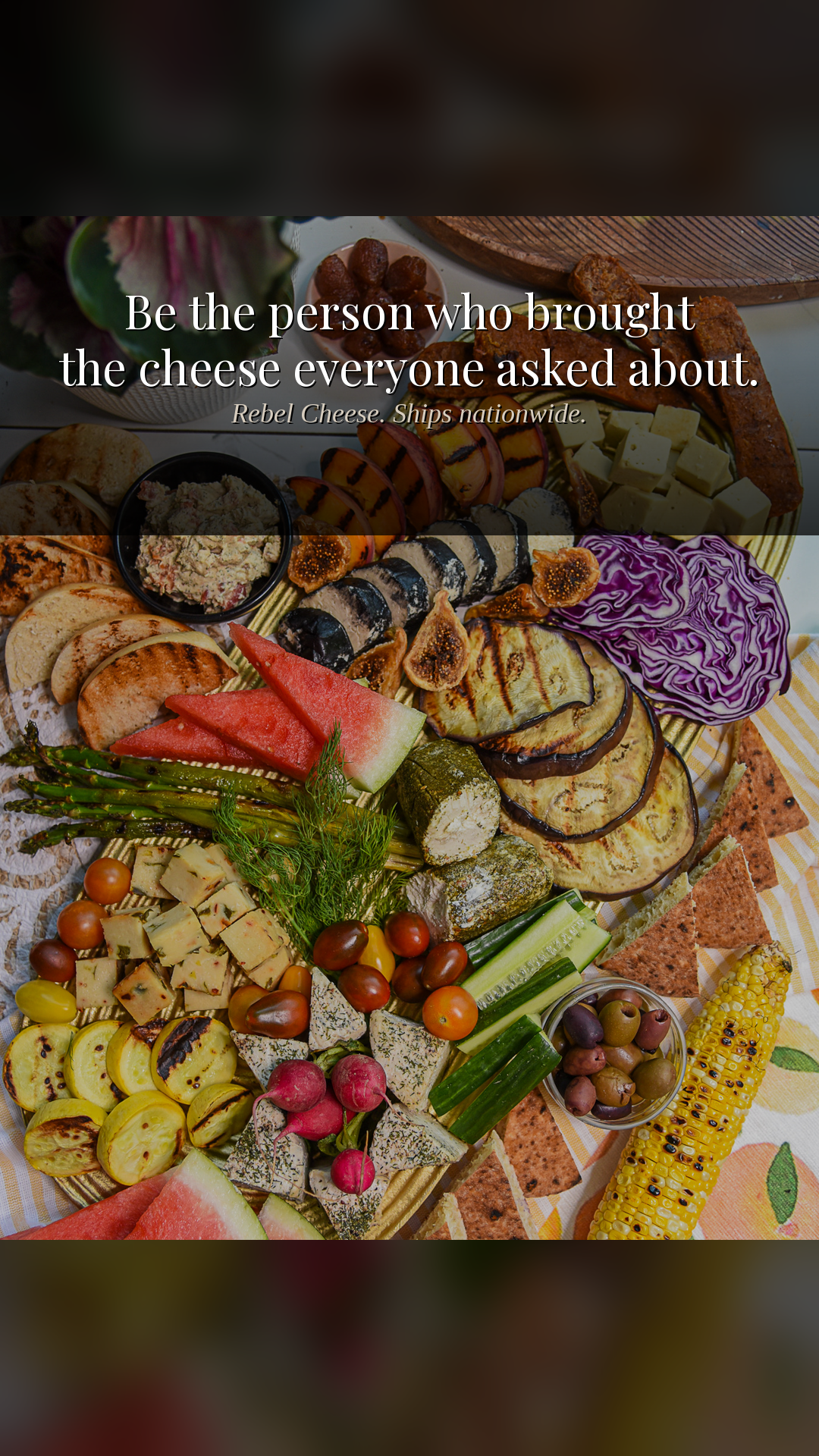 Rebel Cheese Facebook ad