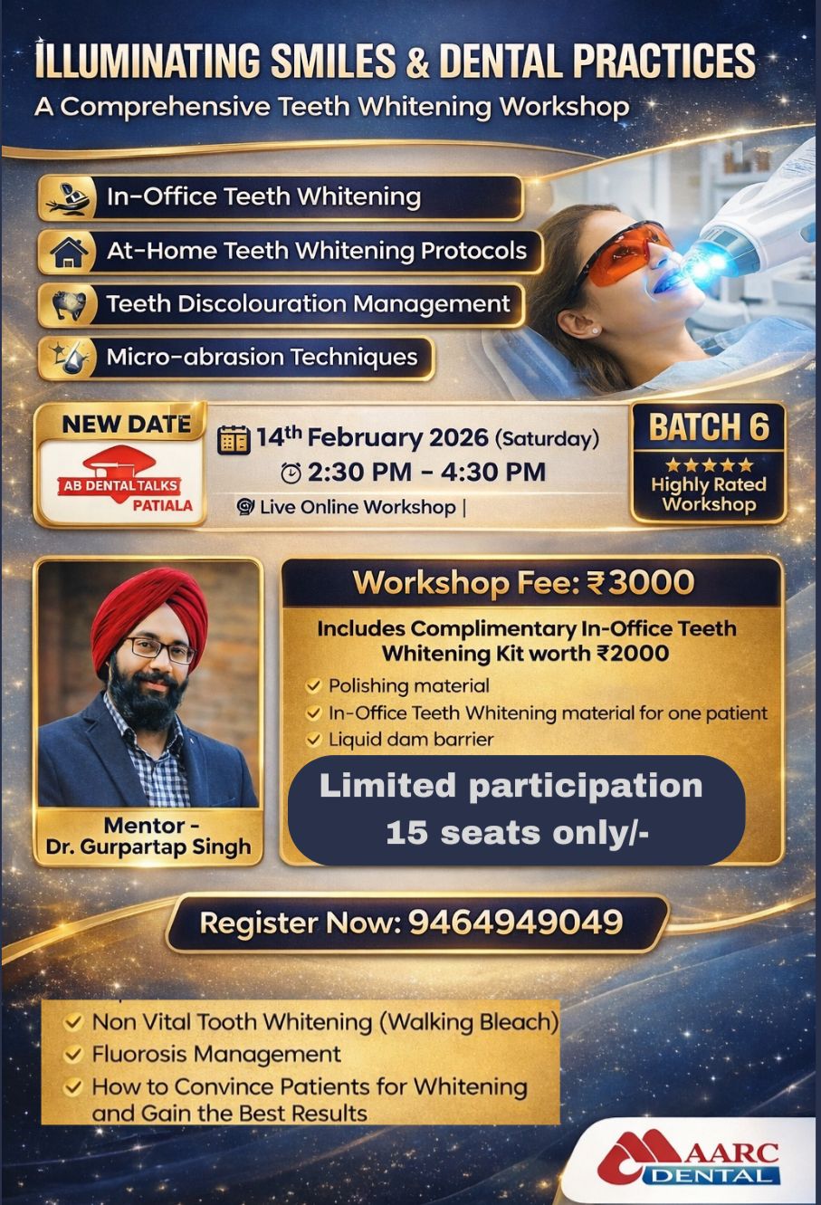 DR GURPARTAP SINGH DENTAL CLINIC n IMPLANT CENTER ANARDANA CHOWNK PATIALA Facebook ad: After amazing 5th session ����� ….