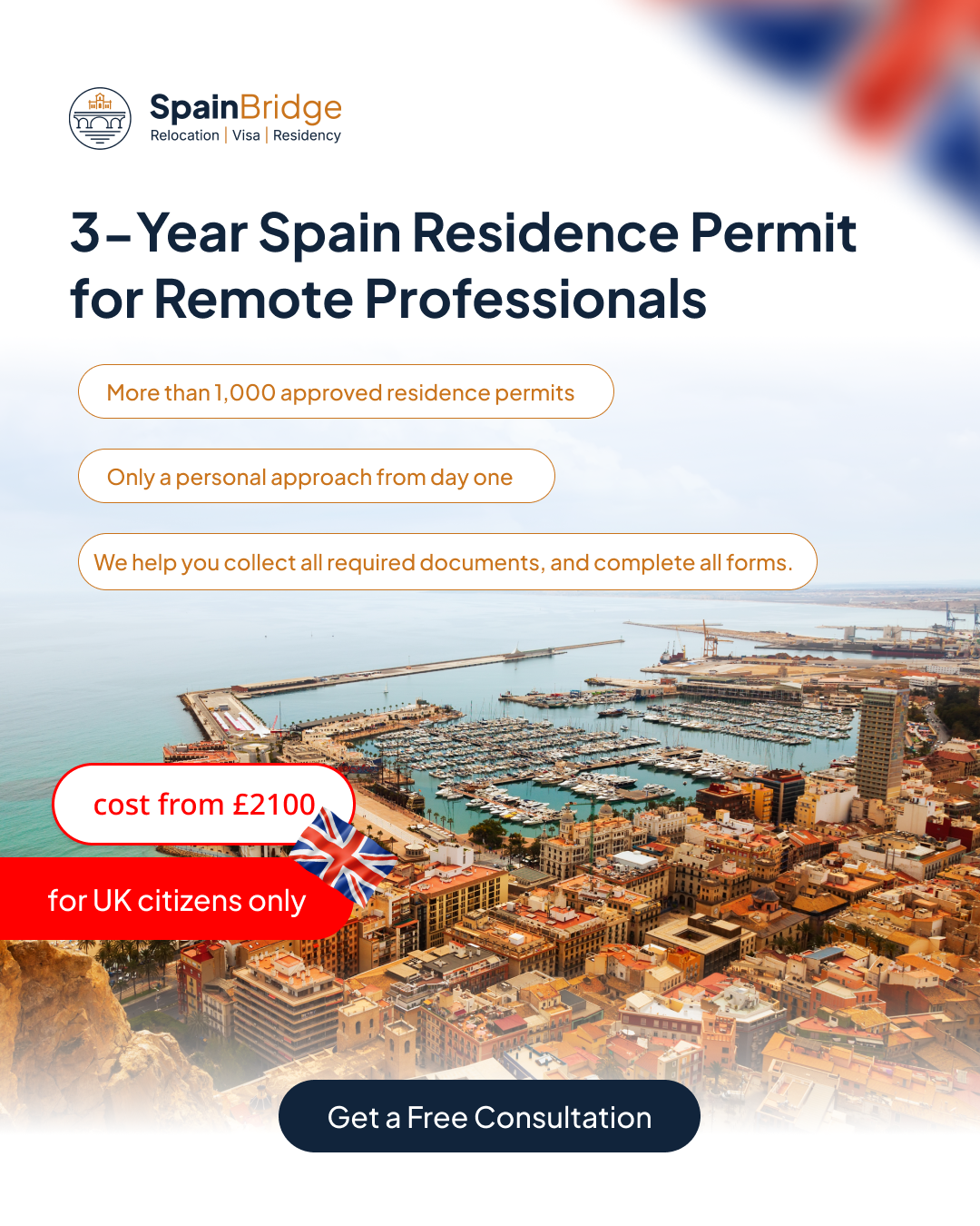 SpainBridge Relocation Facebook ad