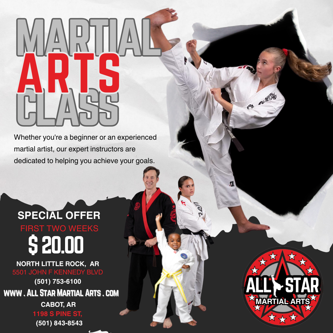 All Star Martial Arts - North Little Rock Facebook ad