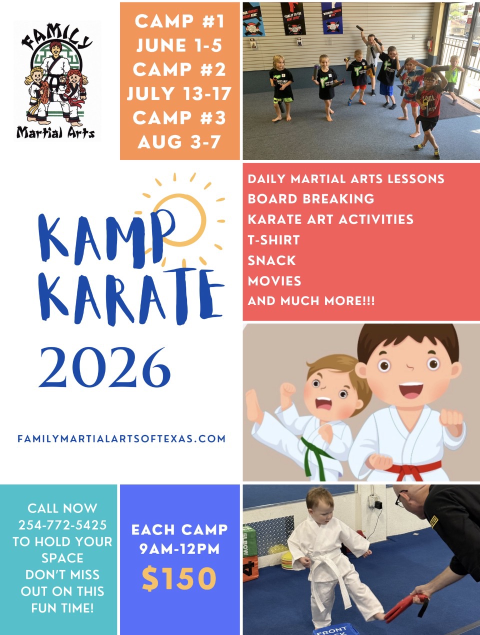 Family Martial Arts of Texas Facebook ad