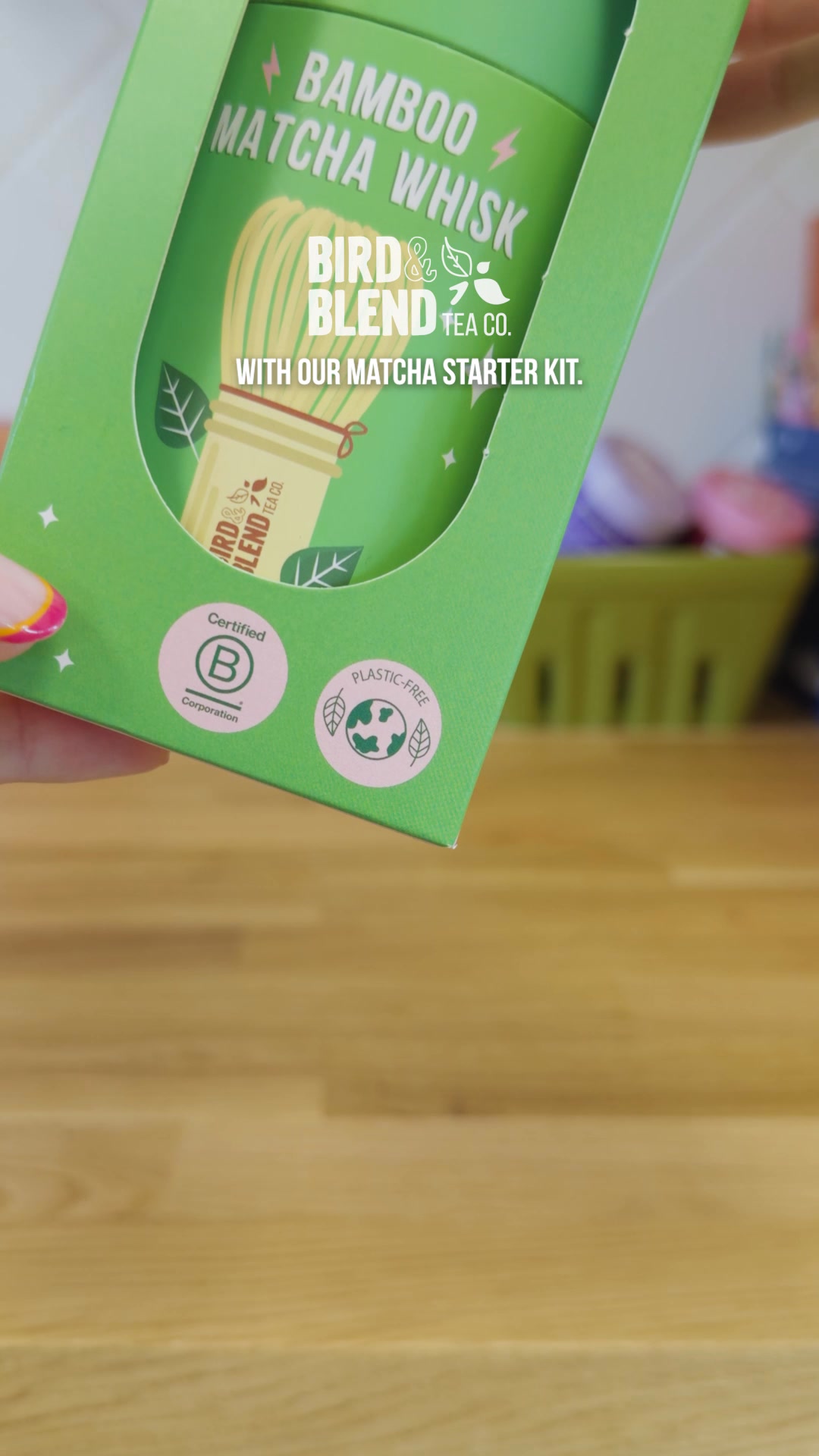 Bird & Blend Tea Co. Facebook ad: The perfect matcha starter kit!