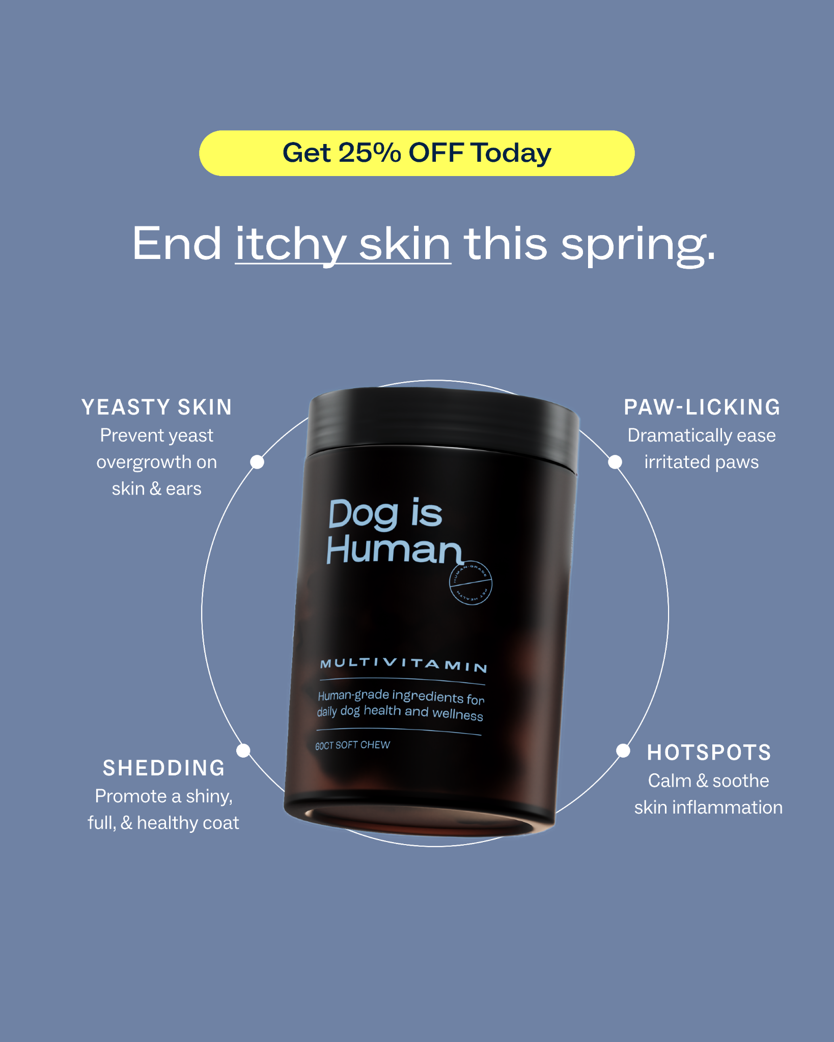 Dog is Human Facebook ad