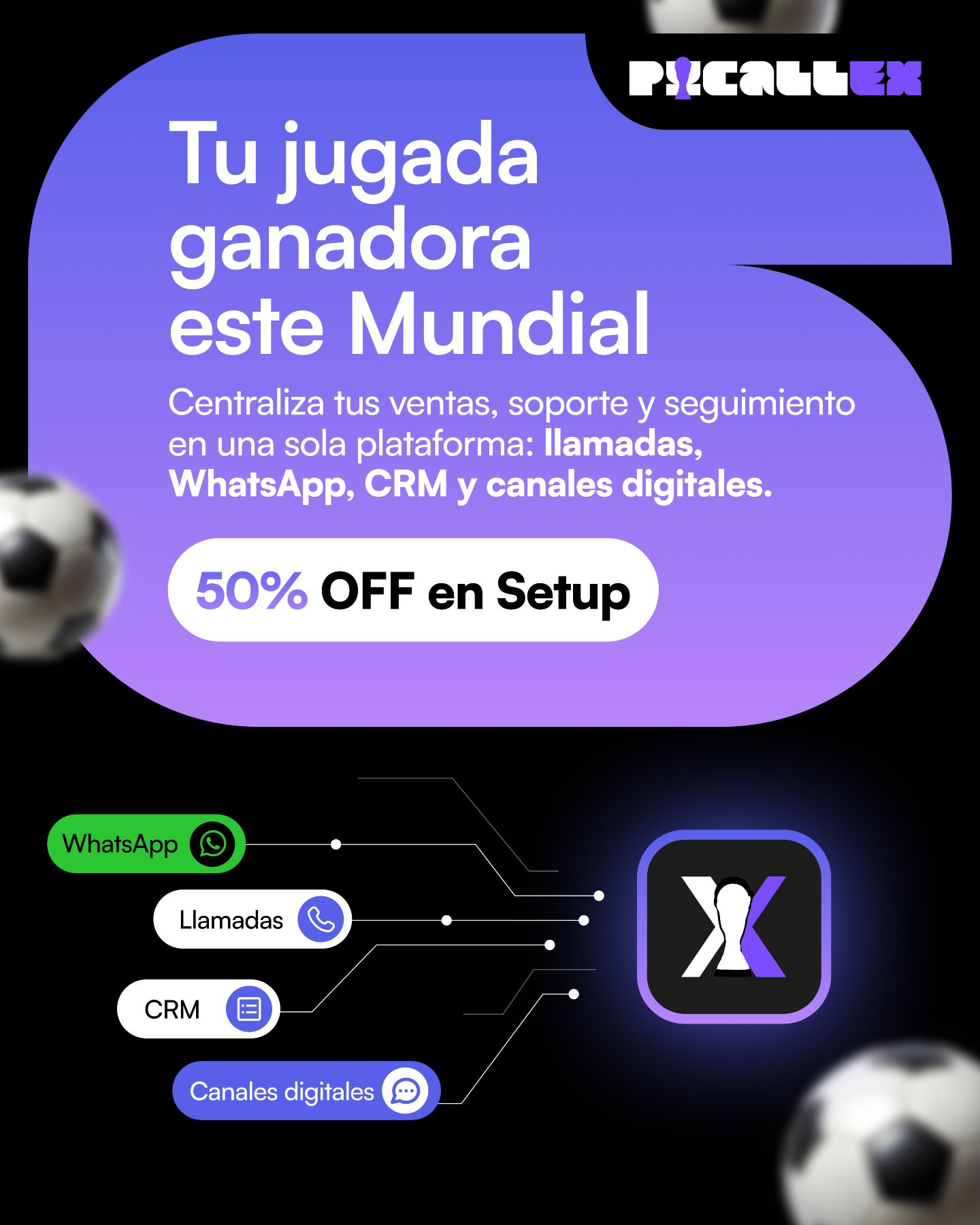 PicallEx Facebook ad: Este Mundial, que la única pausa sea el…