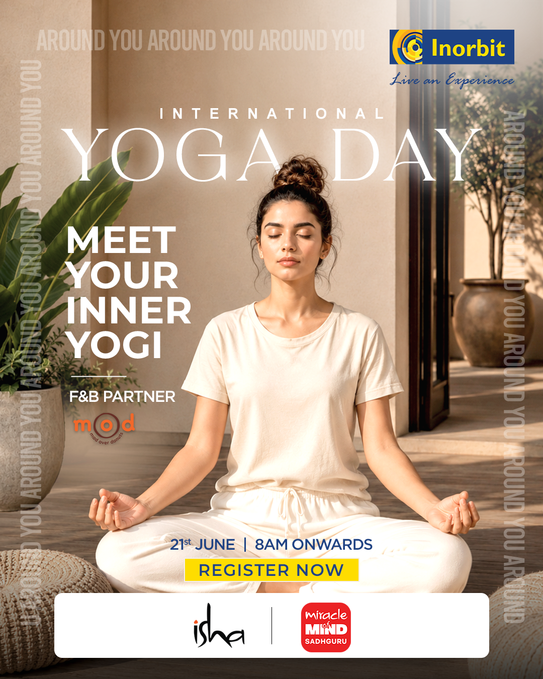 Inorbit Vashi Facebook ad: Register Now