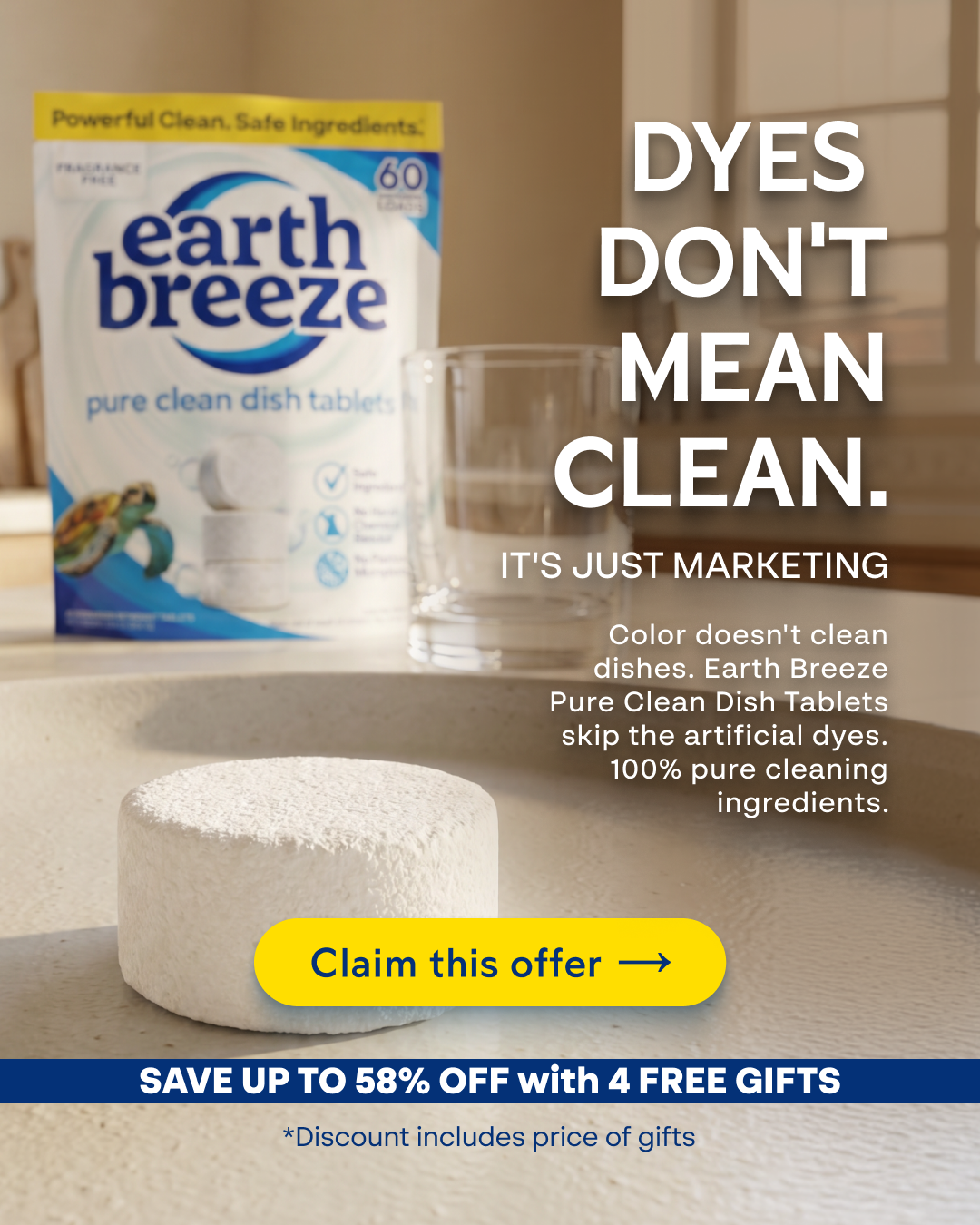 Earth Breeze Facebook ad