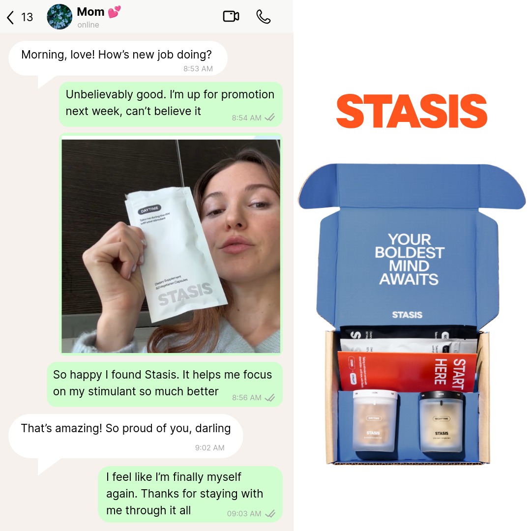 Stasis Facebook ad