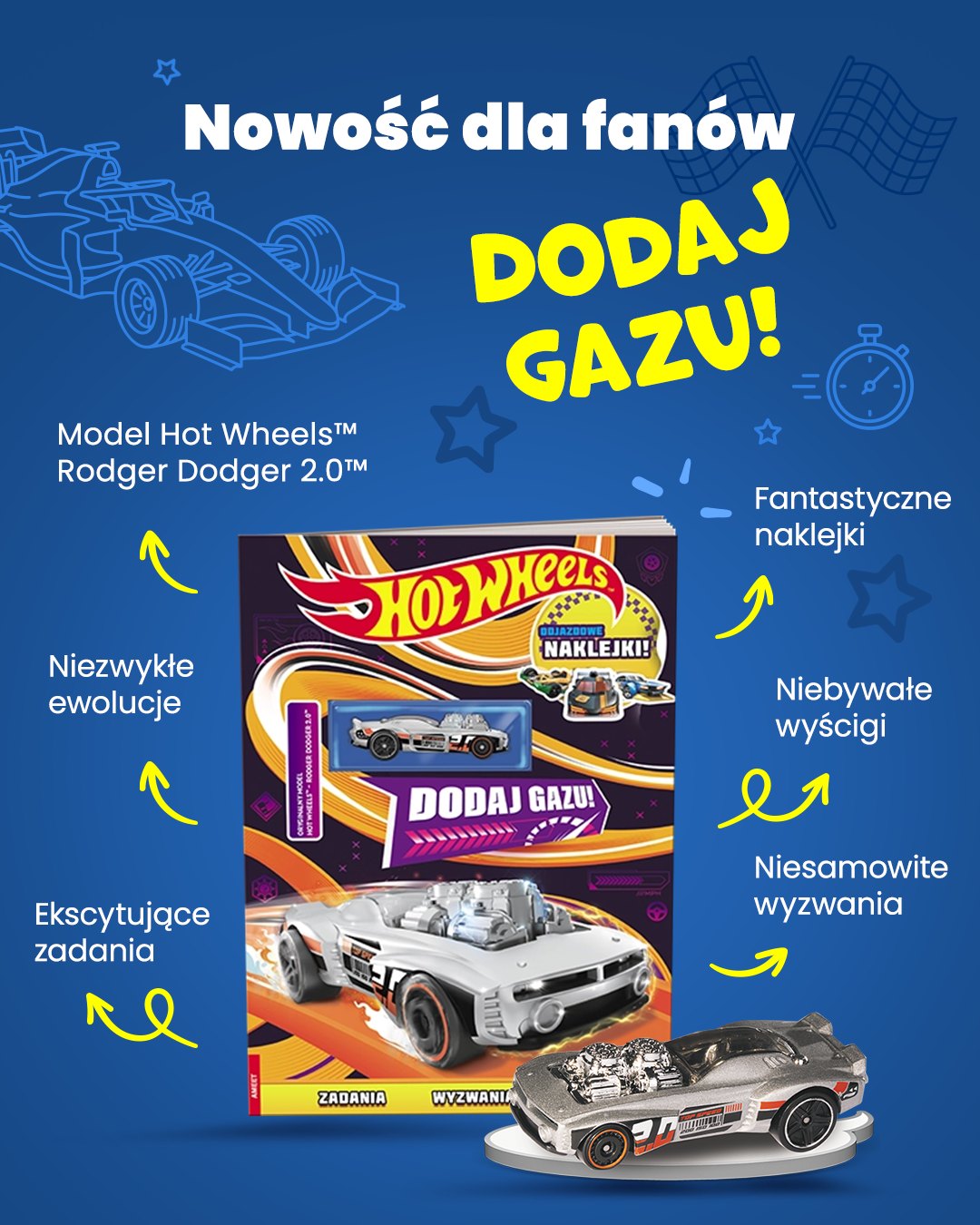 Wydawnictwo AMEET Facebook ad: Poczujcie wyścigową prędkość i dodajcie gazu!