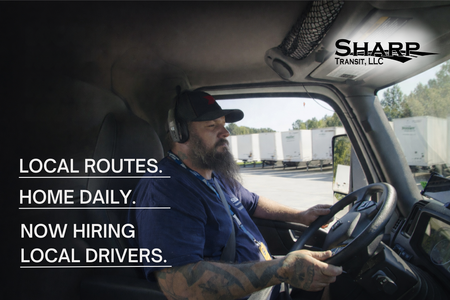 Sharp Transit, LLC Facebook ad from Jul 2, 2026