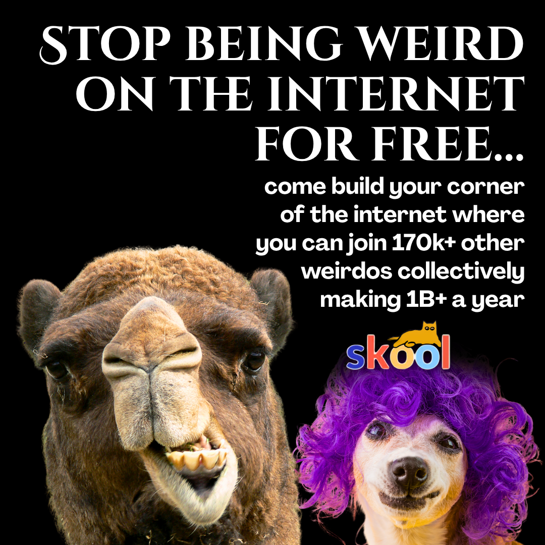 Skool Facebook ad