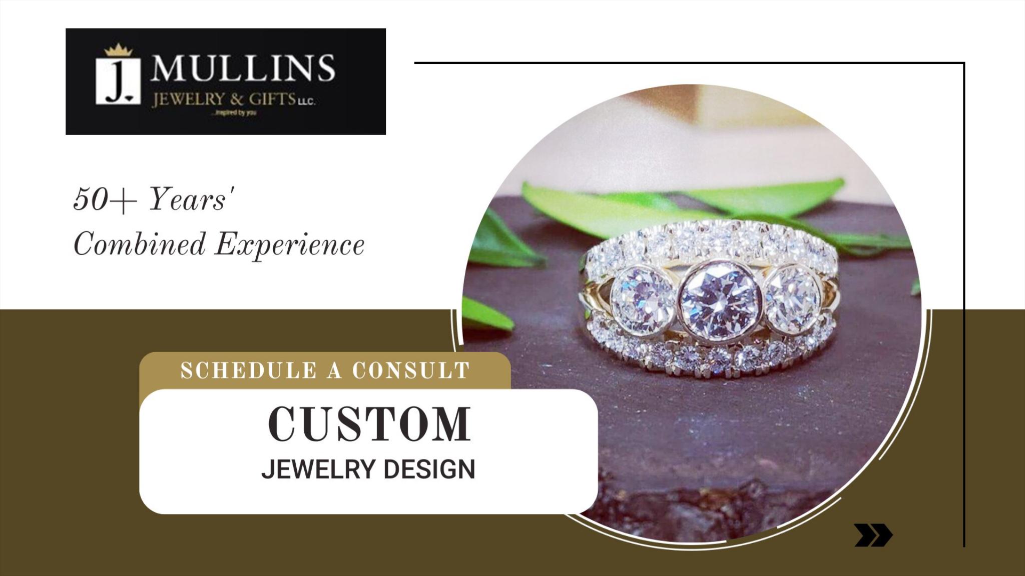 J Mullins Jewelry & Gifts LLC Facebook ad: Book Your Appointment Now