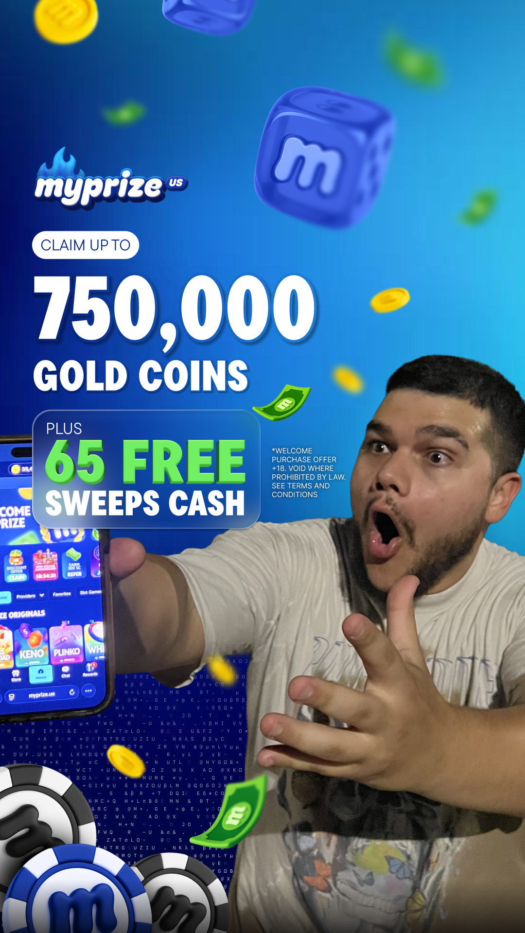 MyPrize US Facebook ad from Jul 31, 2026