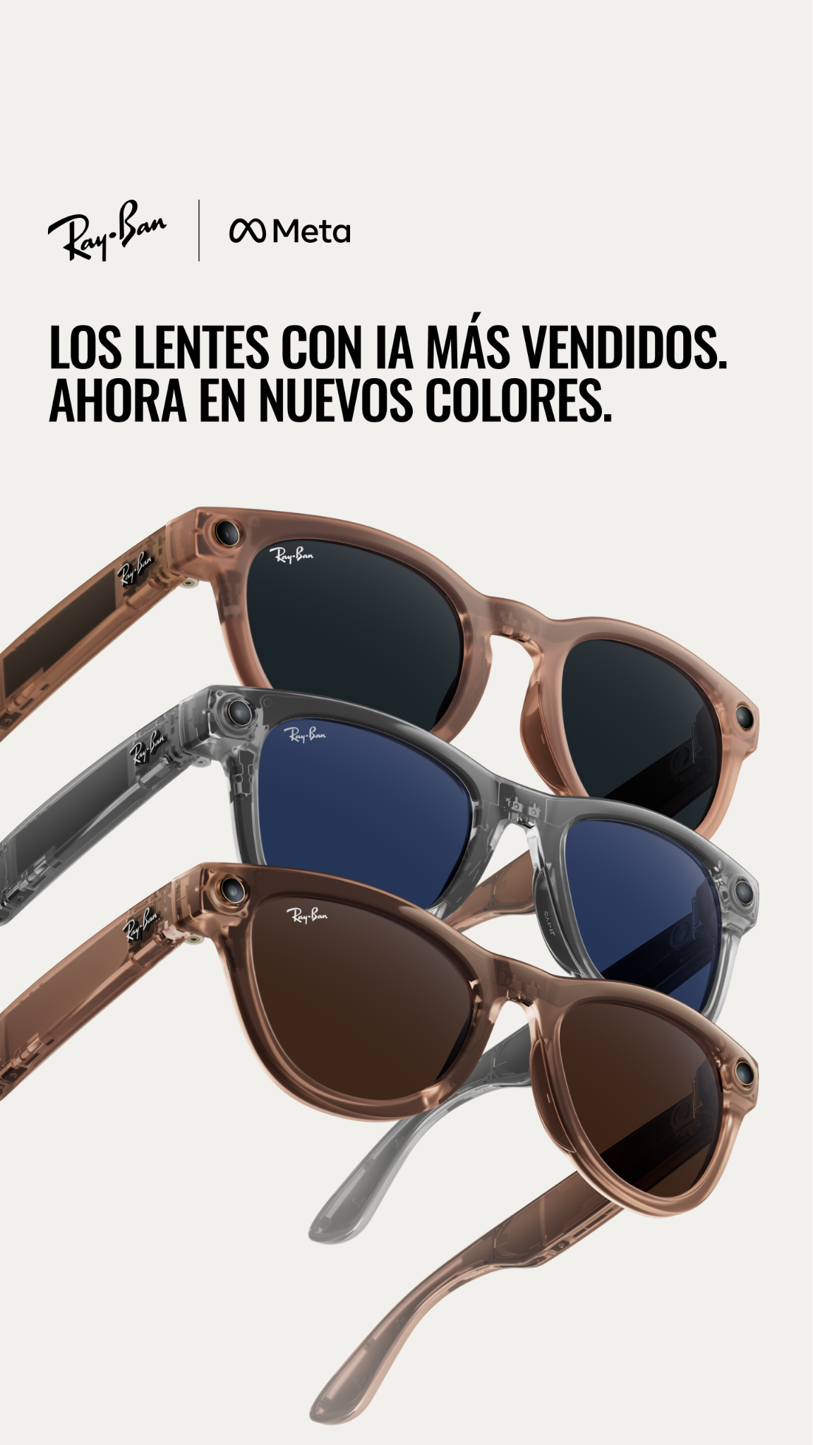 Ray-Ban Meta Facebook ad