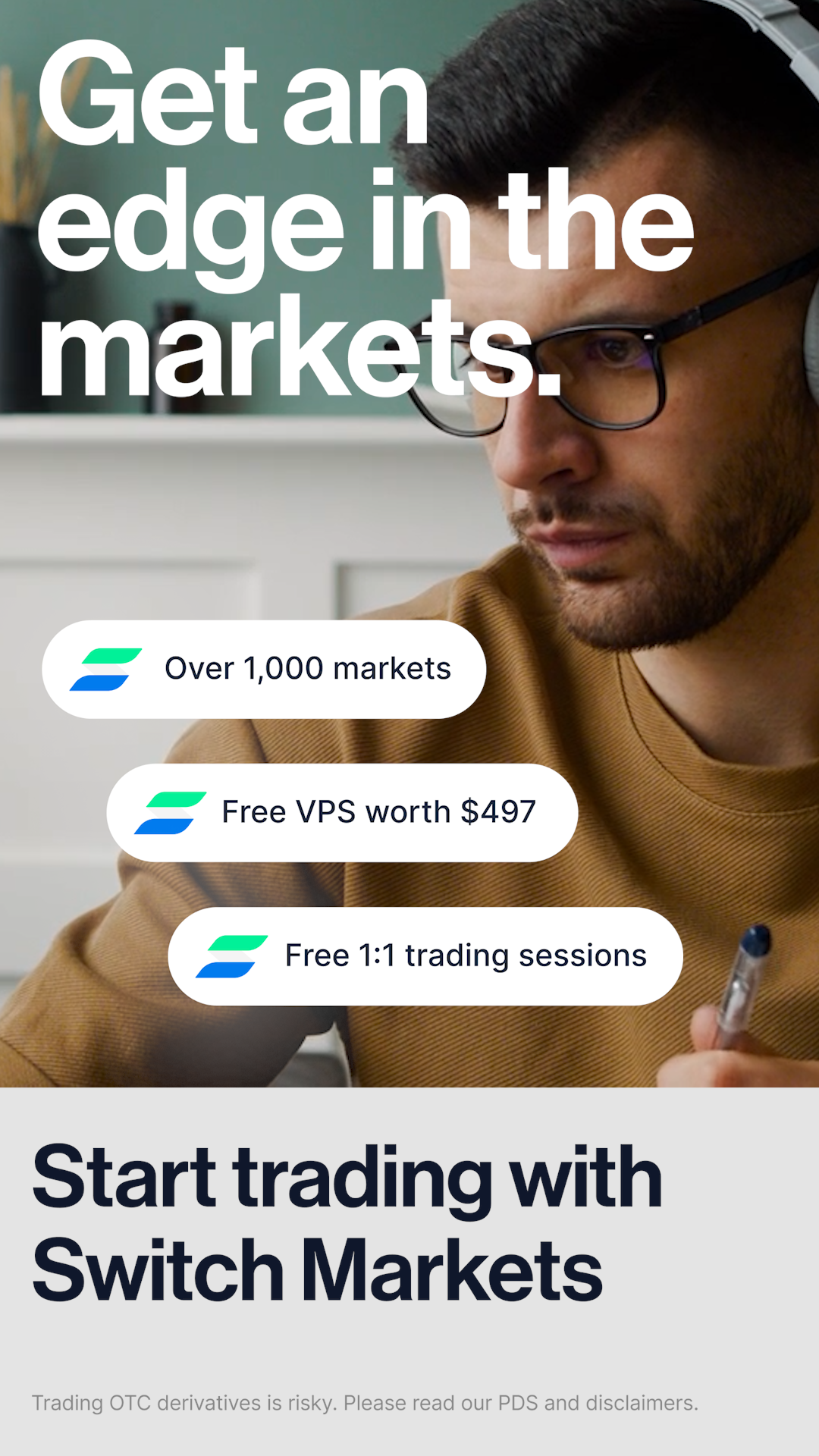 Switch Markets Facebook ad
