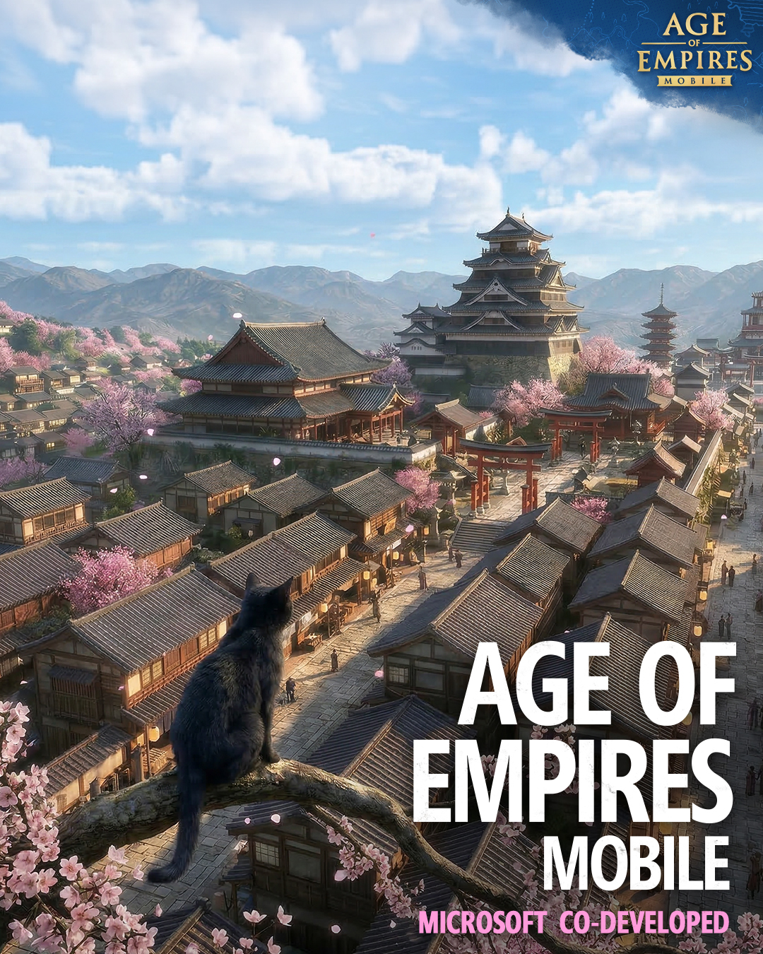 Age of Empires Mobile Facebook ad: Age of Empires playable on your mobile