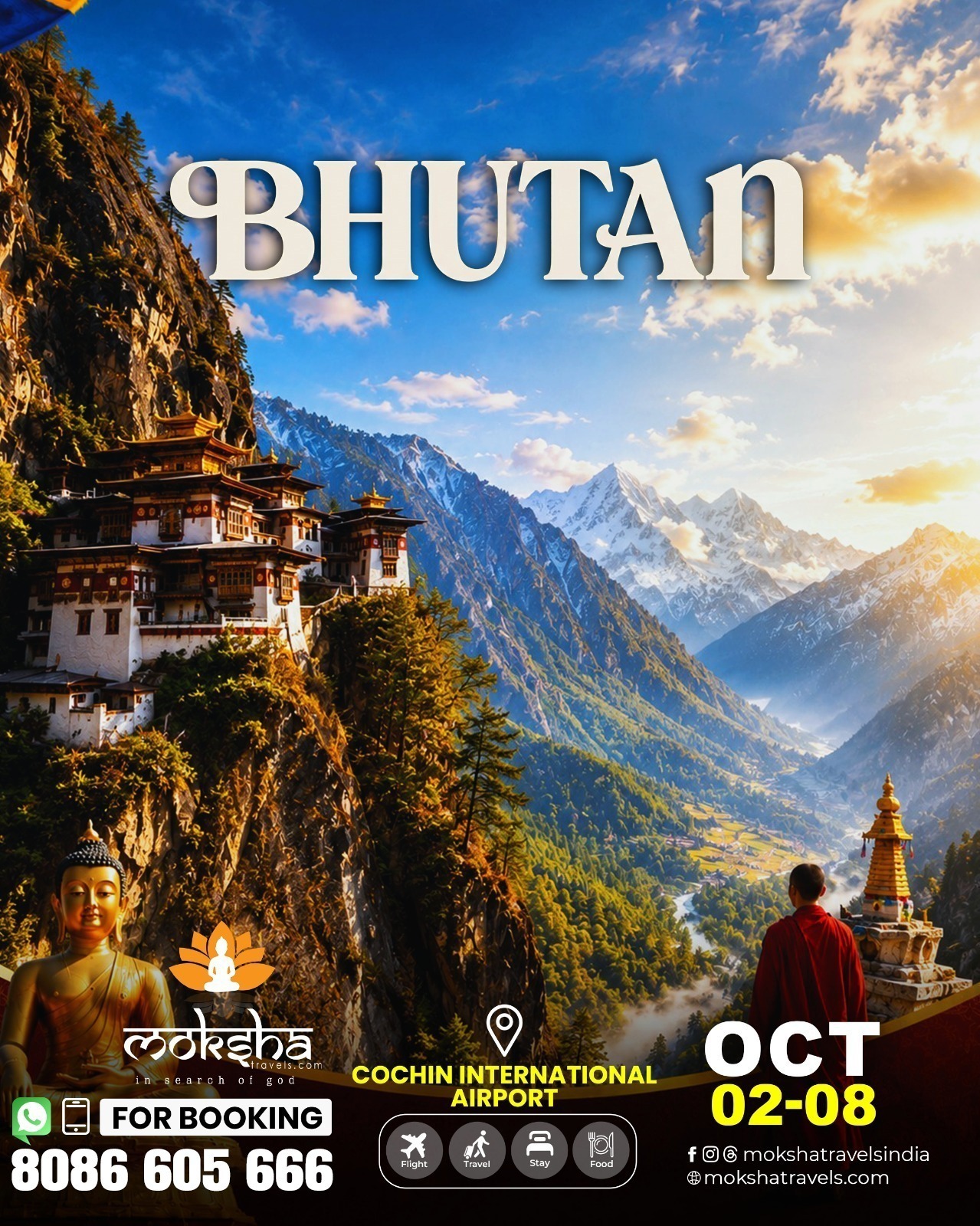 Moksha Travels.com Facebook ad