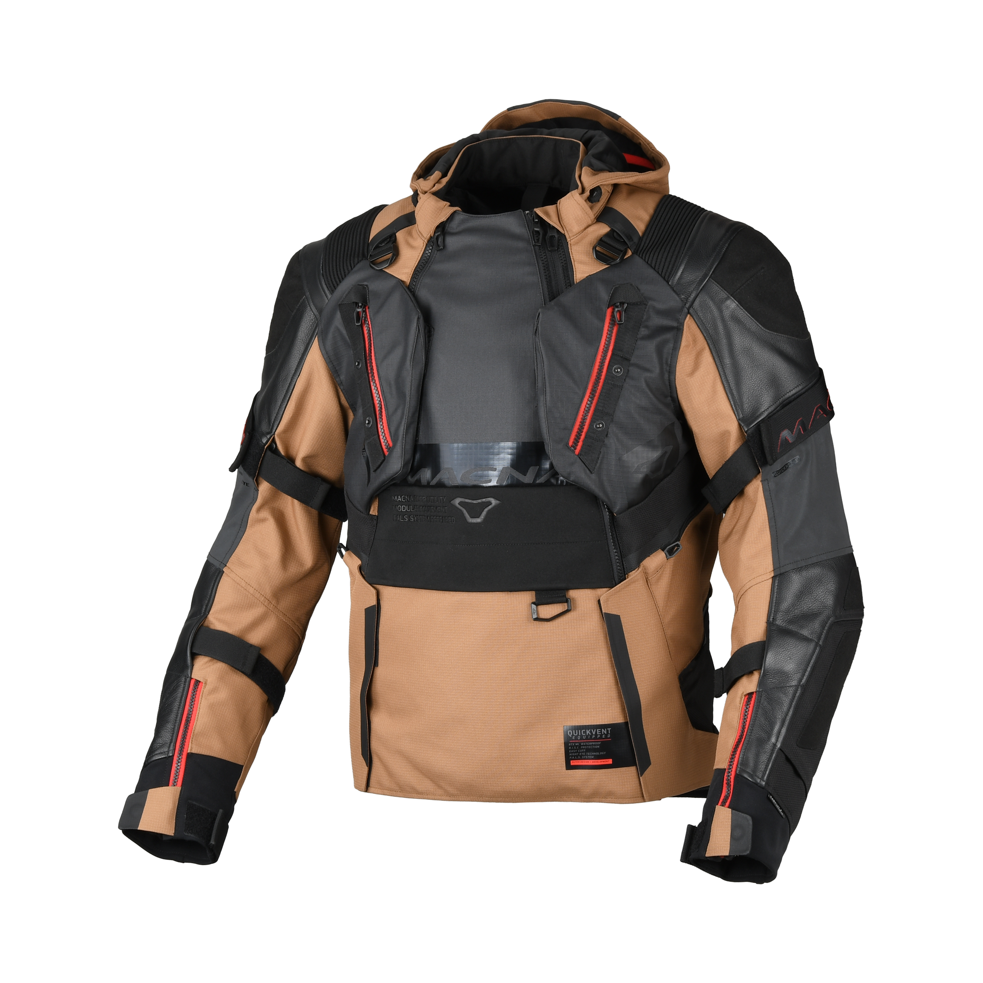Macna Facebook ad: Practical motorcycle gear in the utilitarian style: enter…