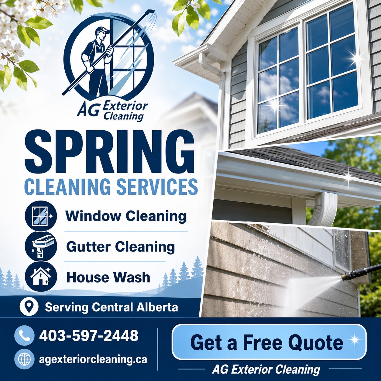 AG Exterior Cleaning Facebook ad