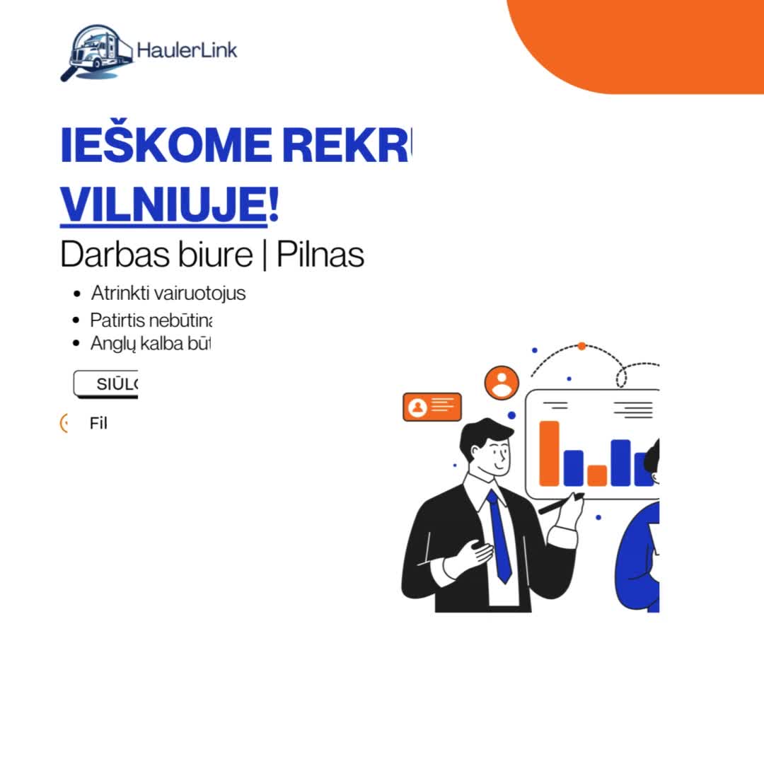 HaulerLink Facebook ad: Užpildykite formą