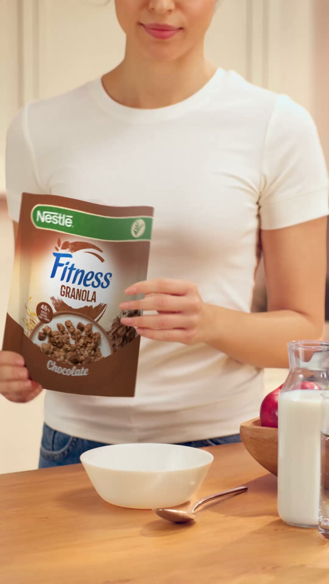 Nestlé Fitness Facebook ad: Nestlé FITNESS Granola, daj się skusić