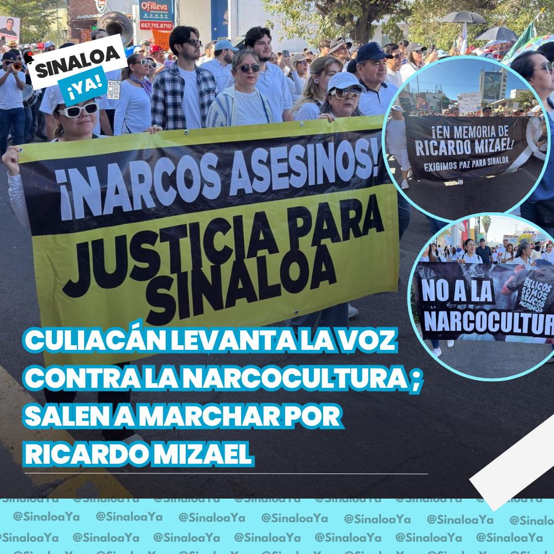 Sinaloa Ya Facebook ad: VESTIDOS DE BLANCO, SALEN A MARCHAR POR RICARDO…